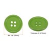 Unique Bargains Resin Craft Snap Round Flat 4-Hole Sewing Buttons 50 Pcs - 2 of 4
