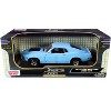 1970 Ford Mustang Boss 429 Light Blue 1/18 Diecast Model Car by Motormax - 2 of 3
