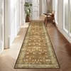 Machine Washable Boho Area Rug - Ultra-Thin Low Pile Carpet, Lightweight Indoor Rug, Non Slip Floral Rug for Living Room, Bedroom, Dining Room - 2 of 4