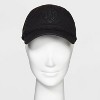 Concept One Love Embroidered Dad Hat – Black: Cotton Twill, Adjustable Strap, Midweight Fabric - 2 of 4