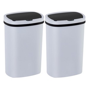 FDW 13 Gallon Trash Can Kitchen Trash Can with Motion Sensor Trash Bin For Home Kitchen Bathroom - 1 of 4