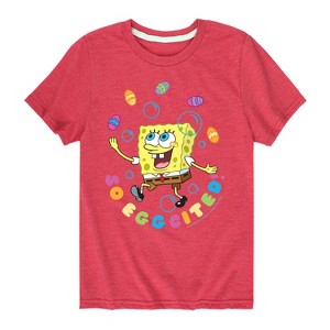 Boys' - SpongeBob Squarepants - So Eggcited Short Sleeve Graphic T-Shirt - 1 of 4