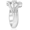 Pompeii3 7/8ct Diamond Multi Right Hand Ring 14k White Gold - 3 of 4