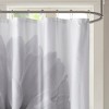 CAVINAS Cotton Percale Shower Curtain, Unique Floral Print Design, Machine-Washable Fabric - 2 of 4