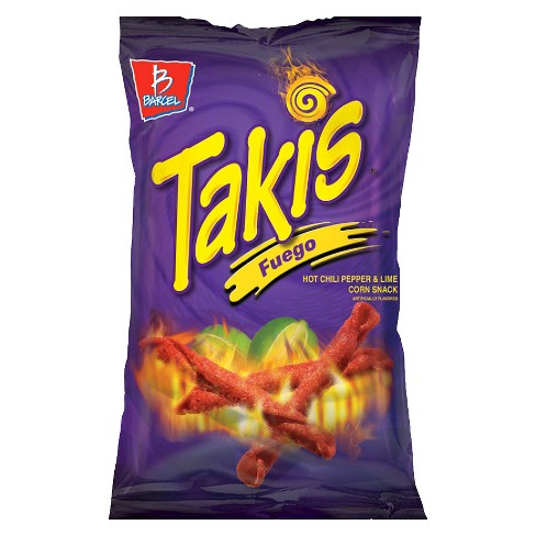 Barcel Takis Fuego Hot Chili Pepper & Lime Corn Snacks - 9.9oz : Target