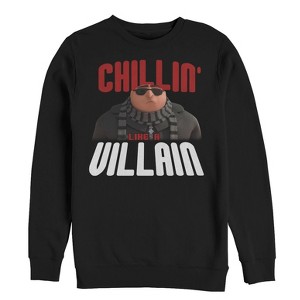 Men's Despicable Me Gru Chillin' Like a Villain Sweatshirt - 1 of 3