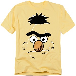 Men's Sesame Street Bert Retro Sketch Face T-Shirt - 1 of 4