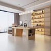 FUFU&GAGA Light - toned Wood Office Desk: Spacious Workspace, Stable Design, Storage Function - 4 of 4