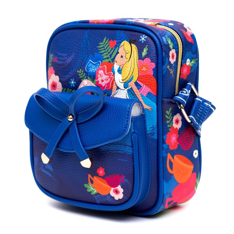WondaPop Disney Alice in Wonderland Luxe 8" Crossbody Bag, 4 of 7