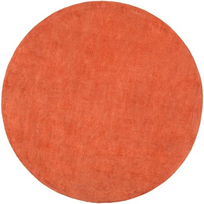 Mark & Day Rennes 6' Round Loomed Indoor Area Rugs Burnt Orange