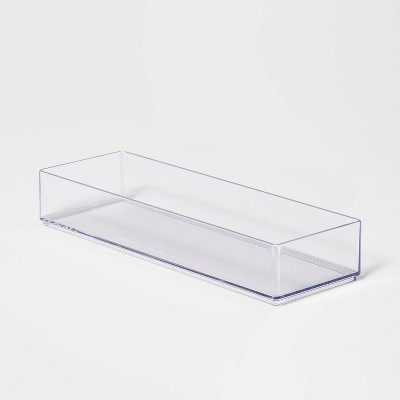 Small 8 X 4 X 2 Plastic Organizer Tray Clear - Brightroom™ : Target