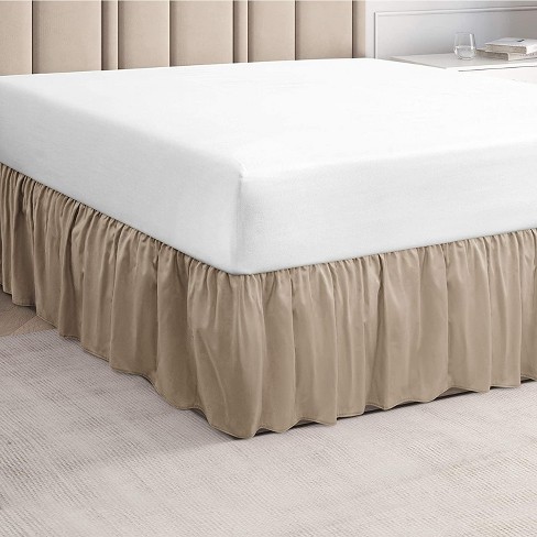 Bed Skirt Ruffled Microfiber 14 Inch, Target Queen Size Bed Skirt