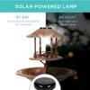 Best Choice Products Solar Outdoor Bird Bath Pedestal Fountain Garden Decoration w/ Fillable Planter Base - 3 of 4