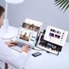 VEVOR Portable Laptop Screen Extender, 14" FHD 1080P IPS Dual Extended Monitor for 13"-17" Laptop, Swivel Monitor USB-C/USB-A/Mini HDMI Port, Black - 2 of 4