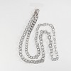Hello Lux Mixed Metal Link Chain Phone Crossbody Strap - Silver - 4 of 4