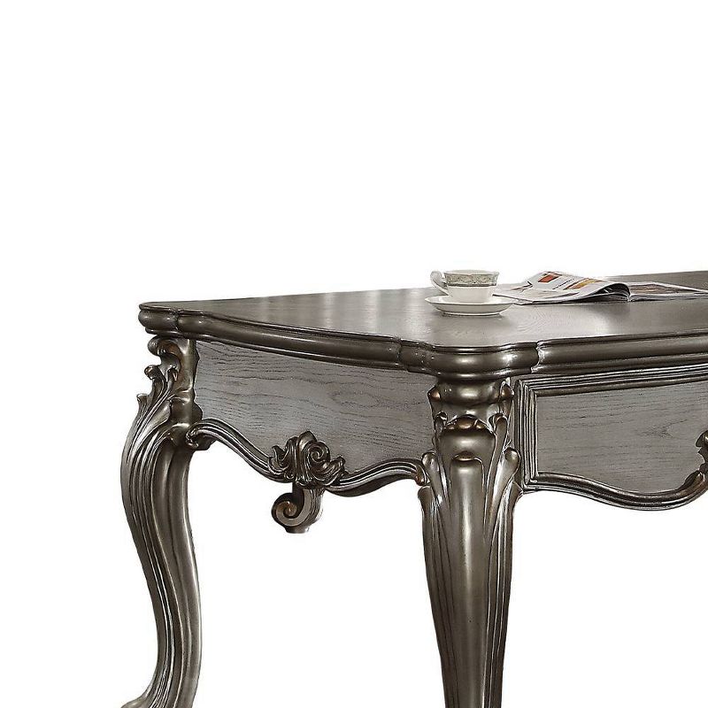 Versailles Executive Desk Antique Platinum - Acme Furniture, 6 of 8