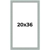PosterPalooza | Refined Blue Picture Frame - UV Acrylic, Foam Board Backing, Hanging Hardware - 2 of 4