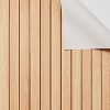 Slatted Wood Wallpaper White Oak - Threshold™: Removable Peel n Stick Vinyl Wall Decal, Classic Wood Grain Design - 3 of 4