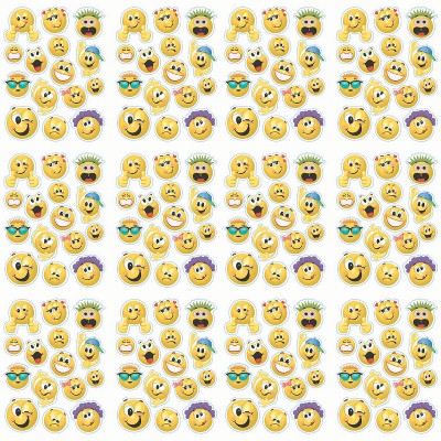 Eureka® Emoticons Window Clings, 12 Sheets