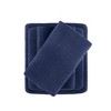 Elegant Solid Micro Fleece Sheet Set, All Season Bedding Sets, Cozy Home Textile fits Lux Bedroom Decor,Valentine's Day Gifts - 4 of 4