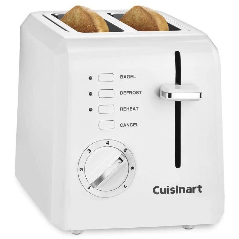 Cuisinart CPT-122FR Two Slice Compact Toaster White - Certified Refurbished, 4 of 5