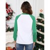 Merry Christmas Sweatshirts For Women Gnomes Funny Sweatshirt Cute Long Sleeve Xmas Holiday Tree Graphic Pullover Top - 3 of 4