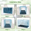 BestMassage 24/30/36/42/48 Inch Dog Crate Dog Cage Dog Kennel with Double Door Removable Tray & Handle Indoor Outdoor Pet Crate - 4 of 4