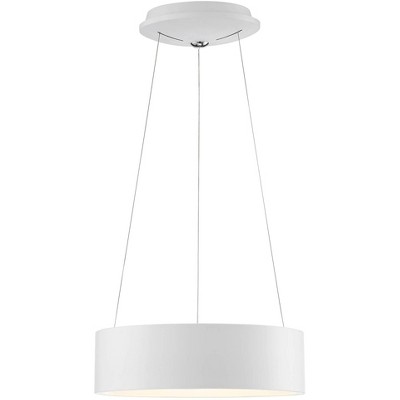 Access Radiant 15" Wide White LED Drum Pendant Light