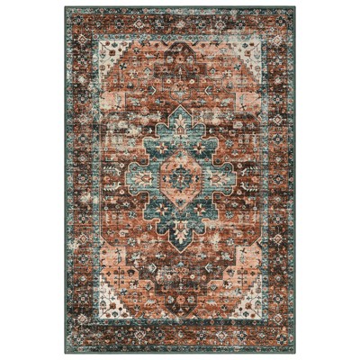 Lahome Ultra-Thin Washable Area Rug– Non-Slip Carpet for Girls Bedroom, Living Room,Office,Entryway,or Kitchen