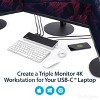 StarTech.com USB C Docking Station - Triple-4K Monitor - DK30CH2DPPD - Computer Stands, Mats, and Docking Stations - 4 of 4