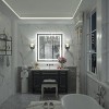 Apmir Super Bright Front & Back LED Lighted Anti-Fog Aluminum Alloy Framed Tempered Glass Bathroom/Vanity Mirror with ETL & 3-Year Warranty - 2 of 4