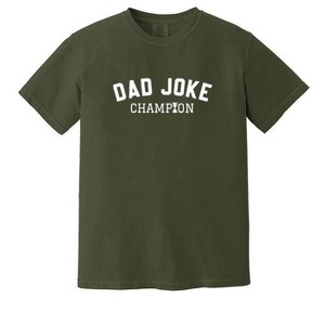 Simply Sage Market Men's Dad Joke Champion Short Sleeve Garment Dyed Tee - 1 of 2