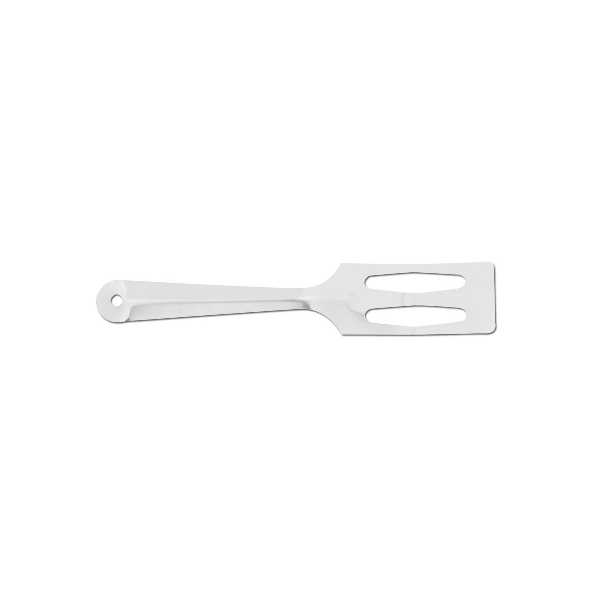 Rada All-In-One Spatula, Angled, Sharpened, and Slotted Stainless Steel Kitchen Tool Mixes, Serves, Scrapes and Chops
