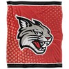 Davidson College Logo Dots Silky Touch Blanket White 50x60 - 2 of 4