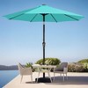 Hyleory 9FT Lighted Market Umbrella for All Seasons/ Size: 91.2" H x 108" W x 108" D - 3 of 4