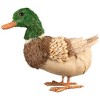 Northlight Woodland Duck Standing Figurine - 11.5" - Tan and Green - 3 of 4