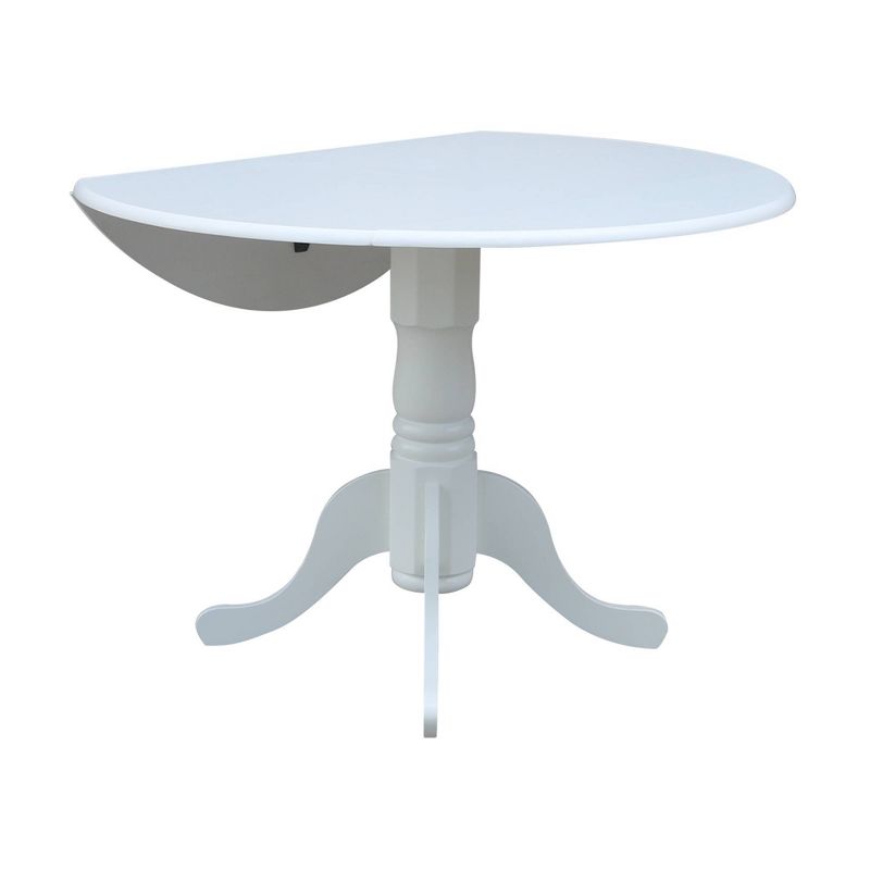 42" Mason Round Dual Drop Leaf Dining Table - International Concepts, 5 of 15