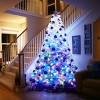 Yaheetech 6Ft/7.5Ft/9Ft Pre-lit Flocked Artificial Christmas Tree - 2 of 4