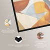 Art Remedy Saturated Geos Boho Neutral Abstract Wall Art Framed - 4 of 4