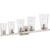 Livex Lighting Cityview 5 - Light Vanity in  Brushed Nickel - 2 of 4