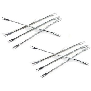Norpro 8-piece Stainless Steel Seafood Forks Set - Crab Lobster Shellfish Scoop Picks - 1 of 4