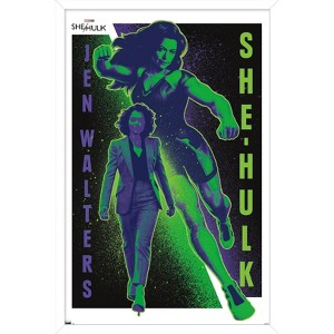 Trends International Marvel She-Hulk: Attorney At Law - Jen Walters Framed Wall Poster Prints - 1 of 4