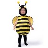Joyfy Halloween Baby Bumble Bee Costume for Toddler, Infant Boys Girls Bee Costume Outfits with Jumpsuit& Hood& Wings for Dress Up Party - 2 of 4