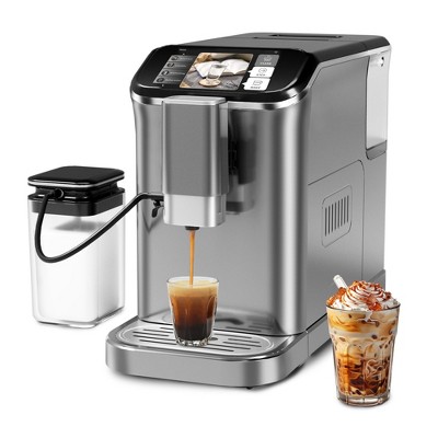 Fully Automatic Espresso Machine 20 Bar, 1350W Espresso and Cappuccino Machine with Automatic Milk Frother, Gift for Coffee Lover