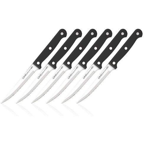 3 Pc Steak Knife Set Serrated Stainless Steel Knives Steakhouse Cutlery  Utensil