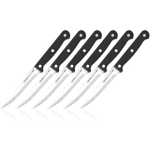 Xingjiake 12-piece Gold Steak Knives, Steak Knives Set Of 12, Stainless  Steak Knives, Serrated Butter Knife, Dinner Knives Set, dishwasher safe