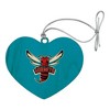 Delaware State University Primary Logo Heart Love Wood Christmas Tree Holiday Ornament - 2 of 4