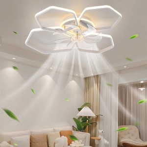Gulches 30Inches Ceiling Fan with Lights Remote Control Dimmable  6 Gear Wind Speed Fan Light - 1 of 4