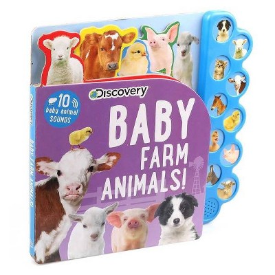 Discovery: Baby Farm Animals! - (10-Button Sound Books) by  Thea Feldman (Board Book)