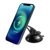 Insten Car Phone Holder & Pad Compatible with iPhone 13 Pro/Max/Mini/12 Magsafe Charger, Strong Wireless Suction Cup for Dashboard - 4 of 4
